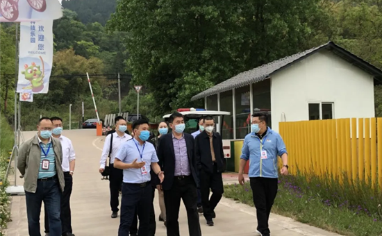 四川122大阳城集团网站集团党委委员、副总经理沈钧一行到金龙长城景区调研 1周前