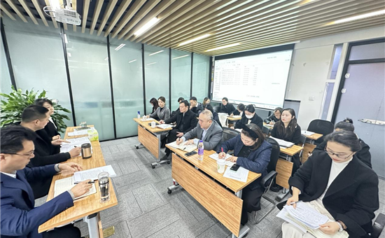 122大阳城集团网站城乡建设公司召开开年收心会